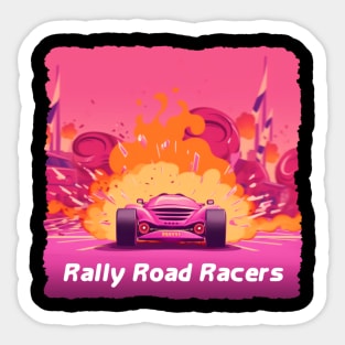 Rally Road Racers Sticker